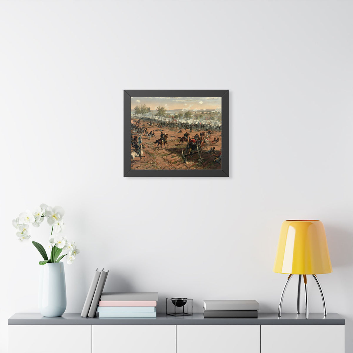 Battle of Gettysburg Framed Print | Thure de Thulstrup, 1887