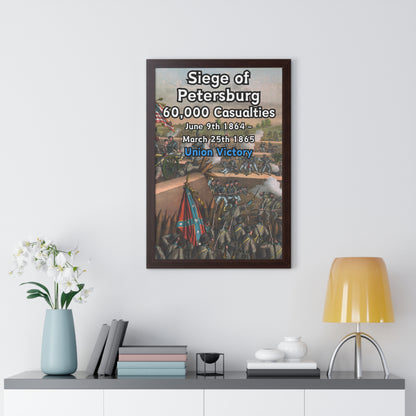 Siege of Petersburg Framed Poster