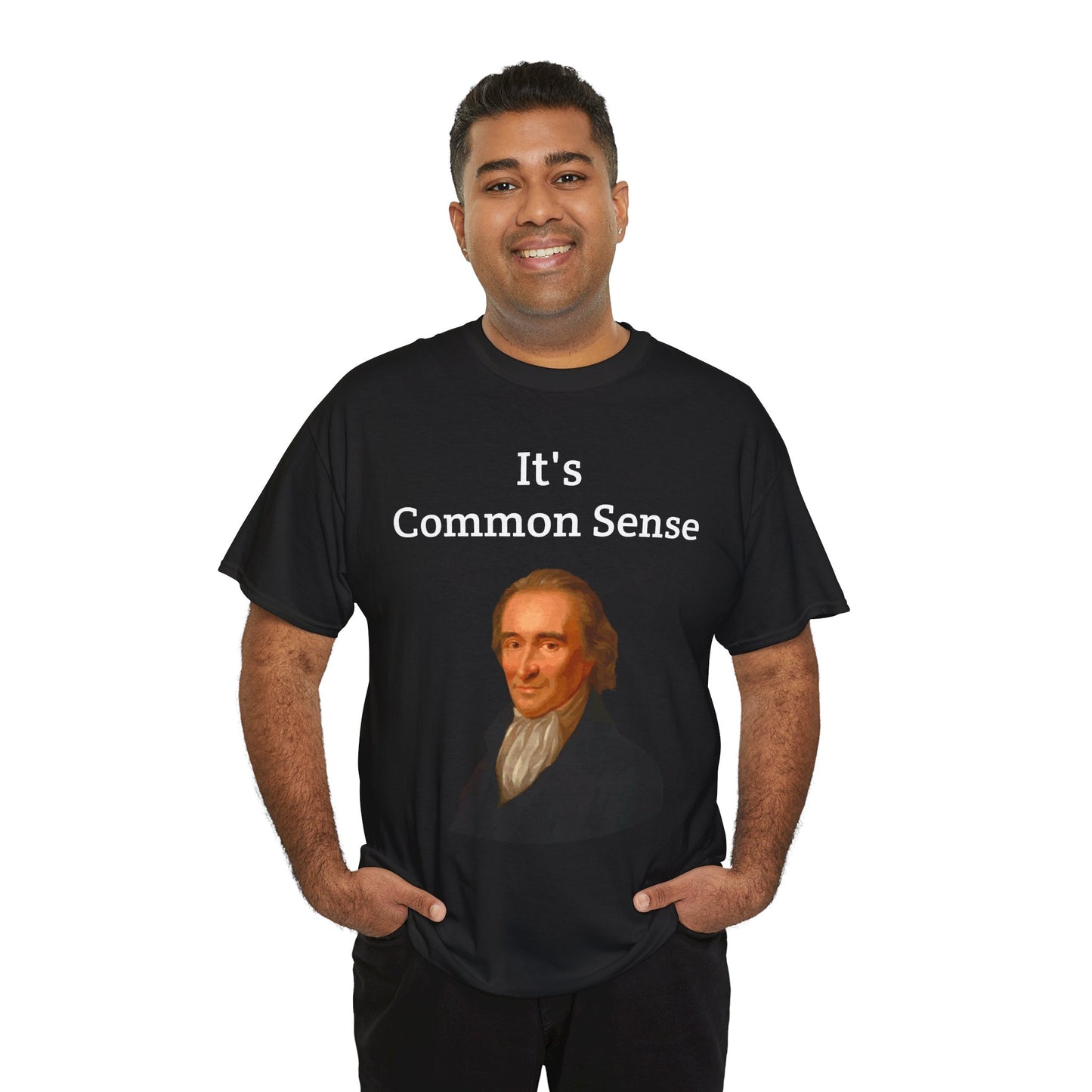 It's Common Sense Thomas Paine History Unisex Heavy Cotton T-Shirt