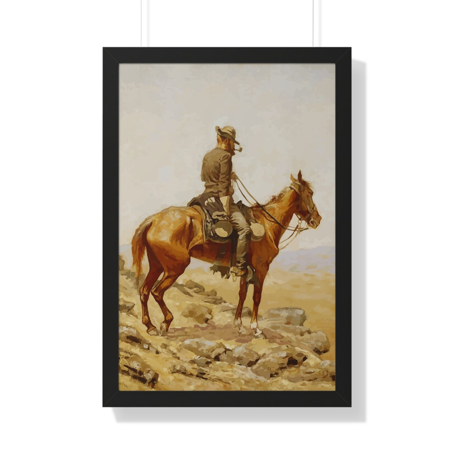 The Lookout Framed Painting Poster