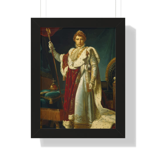 Napoleon Bonaparte as Emperor Framed Painting Poster