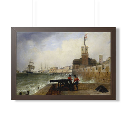 Semaphore at Portsmouth Framed Print | Edward William Cooke, 1836