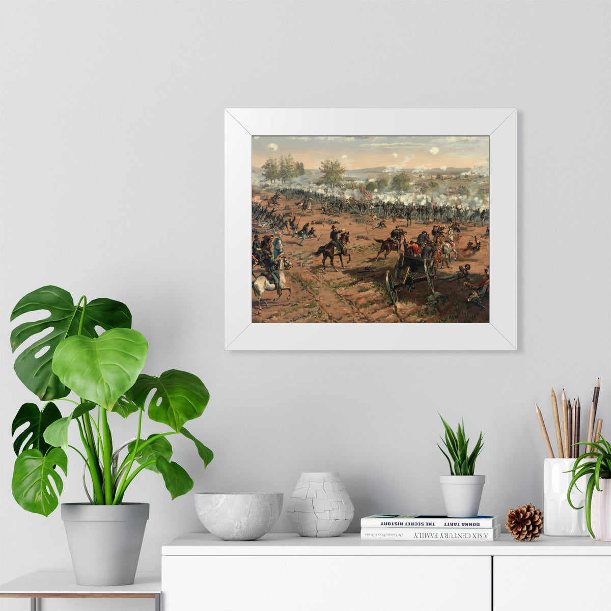 Battle of Gettysburg Framed Print | Thure de Thulstrup, 1887