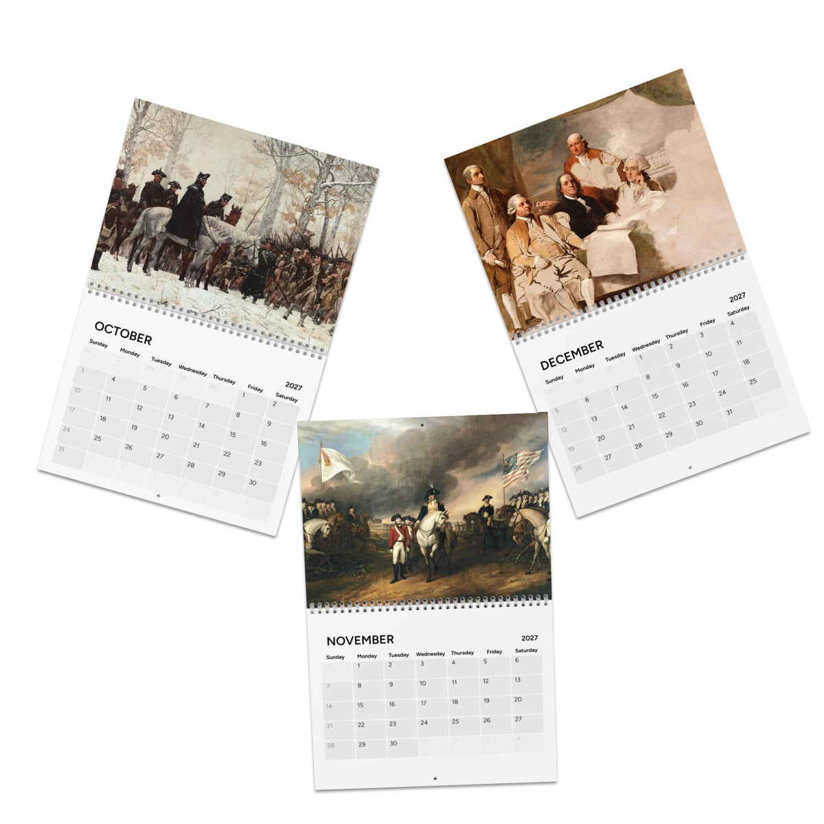 Revolutionary War 2027 Wall Calendar