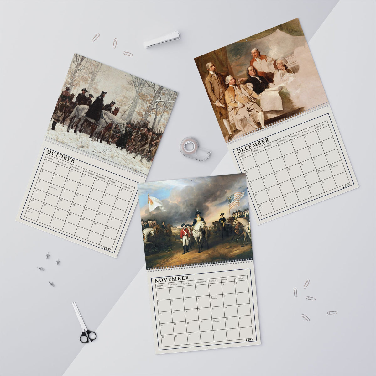 Revolutionary War 2027 Wall Calendar