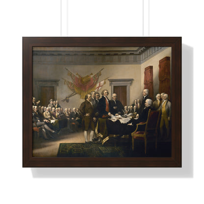 The Signing of The Declaration of Independence Framed Painting Poster