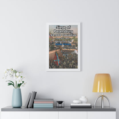 Siege of Petersburg Framed Poster