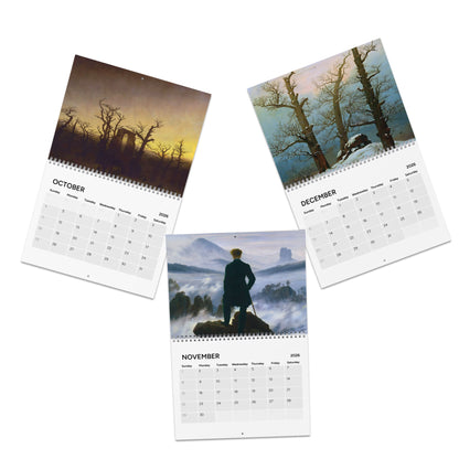 Caspar David Friedrich 2026 (Grid Style) Calendar
