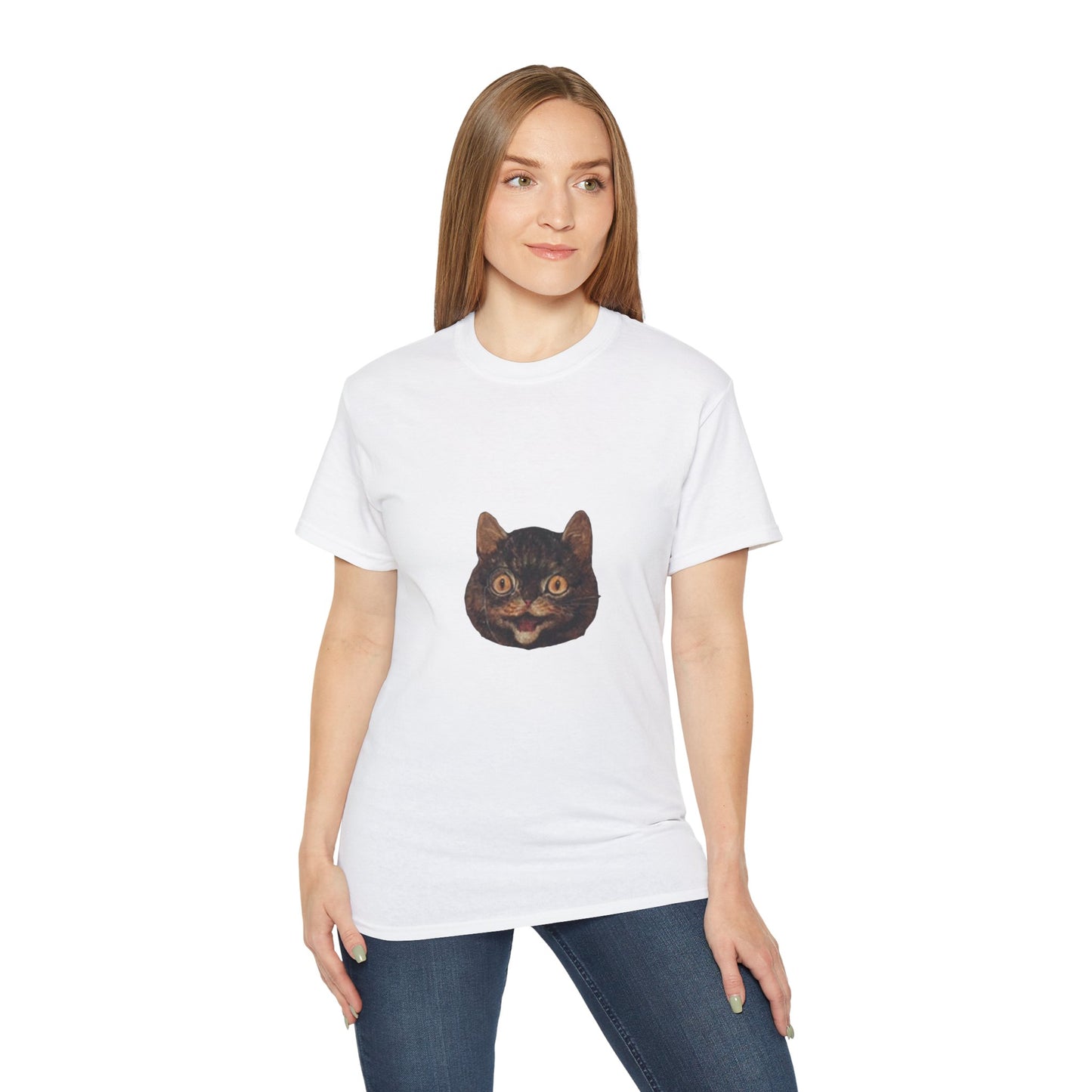 Cat Painting Cutout Unisex Ultra Cotton Shirt