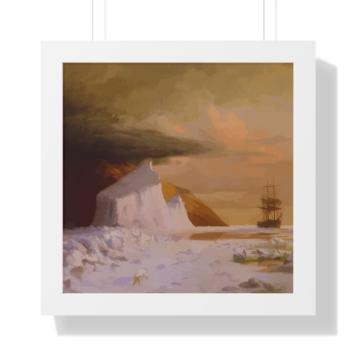 Arctic Summer Framed Painting Poster