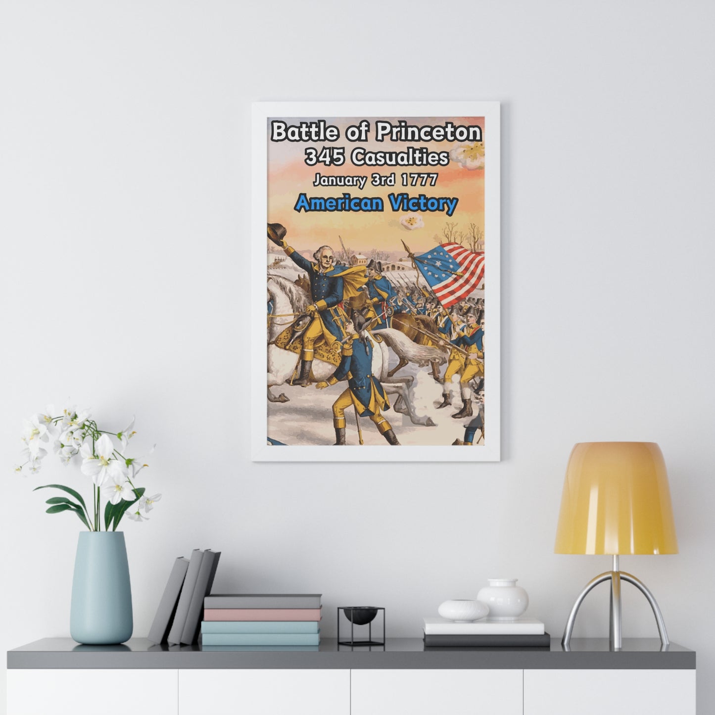 Battle of Princeton Framed Poster