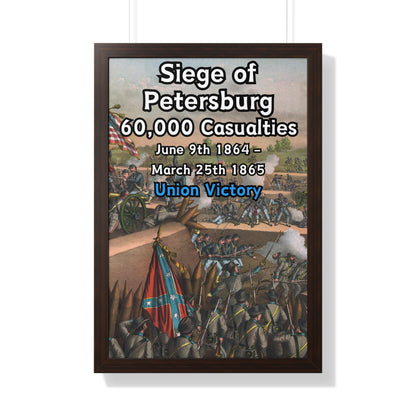 Siege of Petersburg Framed Poster