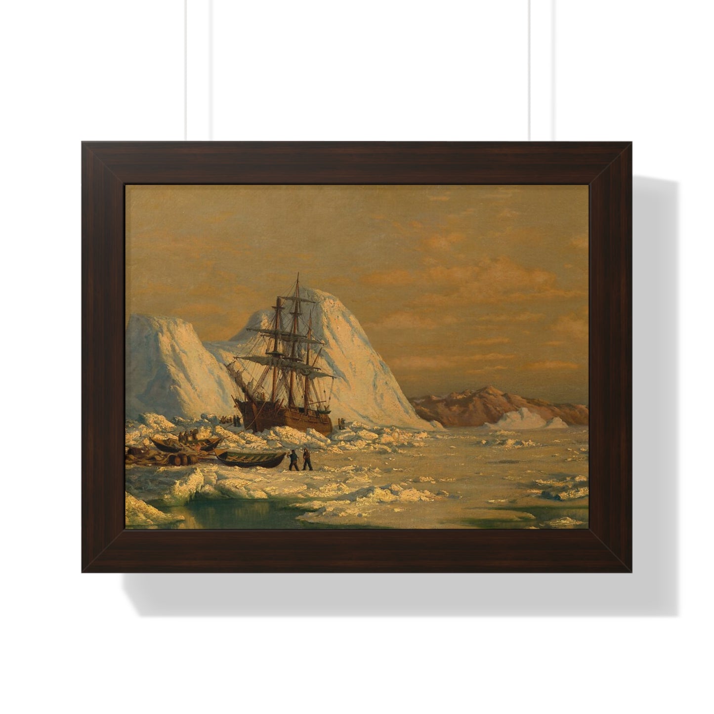 An Incident of Whaling Framed Painting Poster