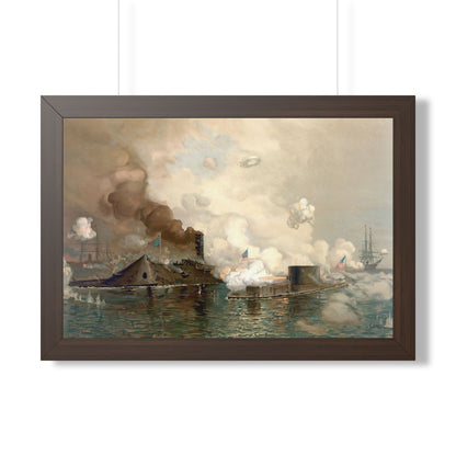 Monitor and Merrimac Framed Print | Julian O. Davidson, 1886