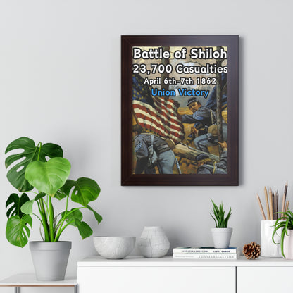 Historical Battle of Shiloh Framed Poster