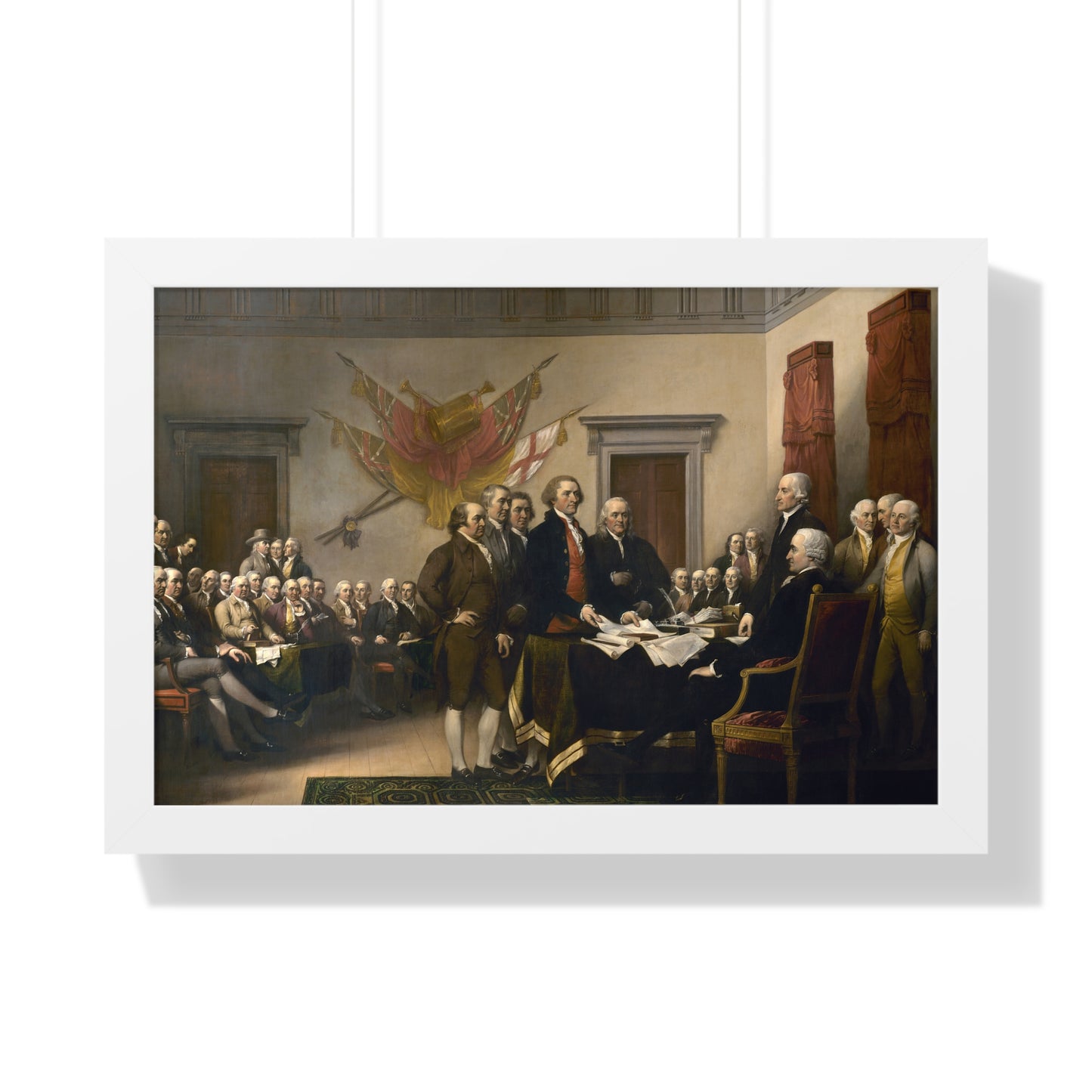 The Signing of The Declaration of Independence Framed Painting Poster