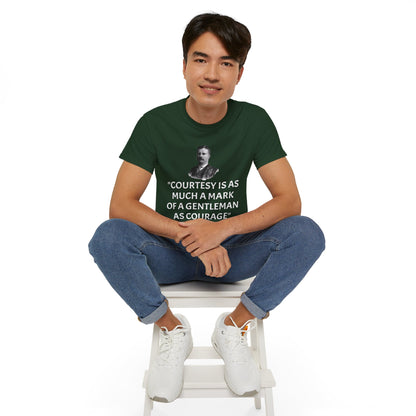 Theodore Roosevelt Quote Unisex Ultra Cotton Shirt