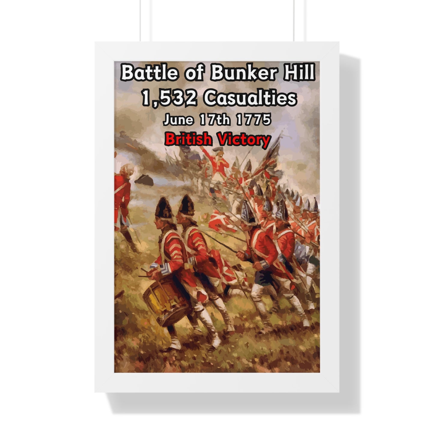 Battle of Bunker Hill Framed Poster