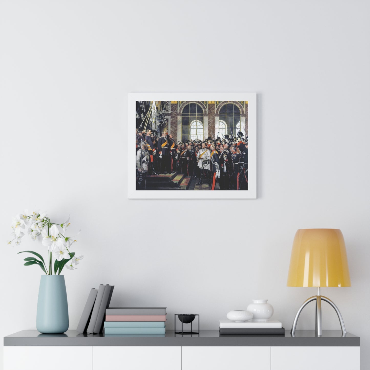 Proclamation of the German Empire Framed Painting Poster