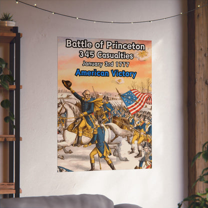 Battle of Princeton Vertical Matte Poster