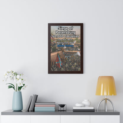 Siege of Petersburg Framed Poster