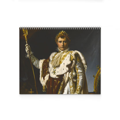 Historical Art Wall Calendar — Napoleon Portraits Monthly Calendar