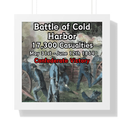 Battle of Cold Harbor Framed Poster