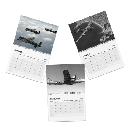 Vintage WW2 Bombers 2027 Wall Calendar