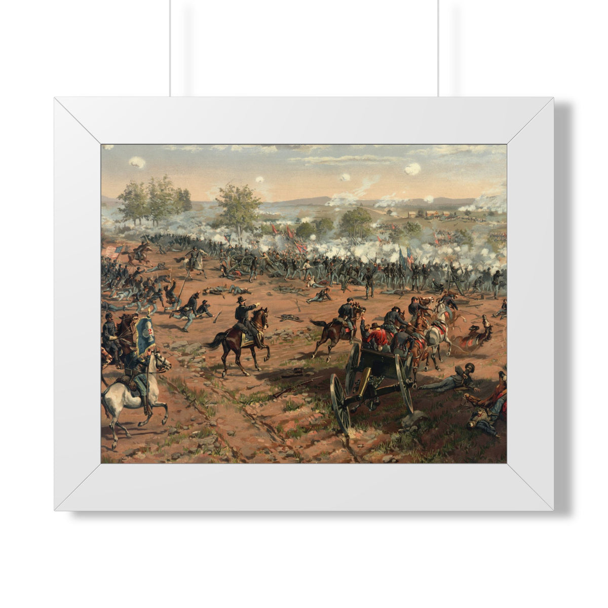 Battle of Gettysburg Framed Print | Thure de Thulstrup, 1887