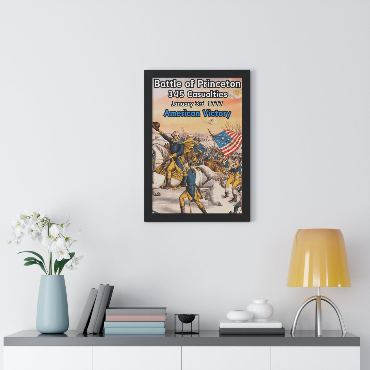 Battle of Princeton Framed Poster