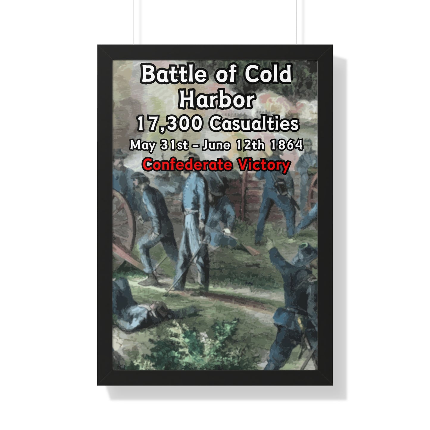 Battle of Cold Harbor Framed Poster