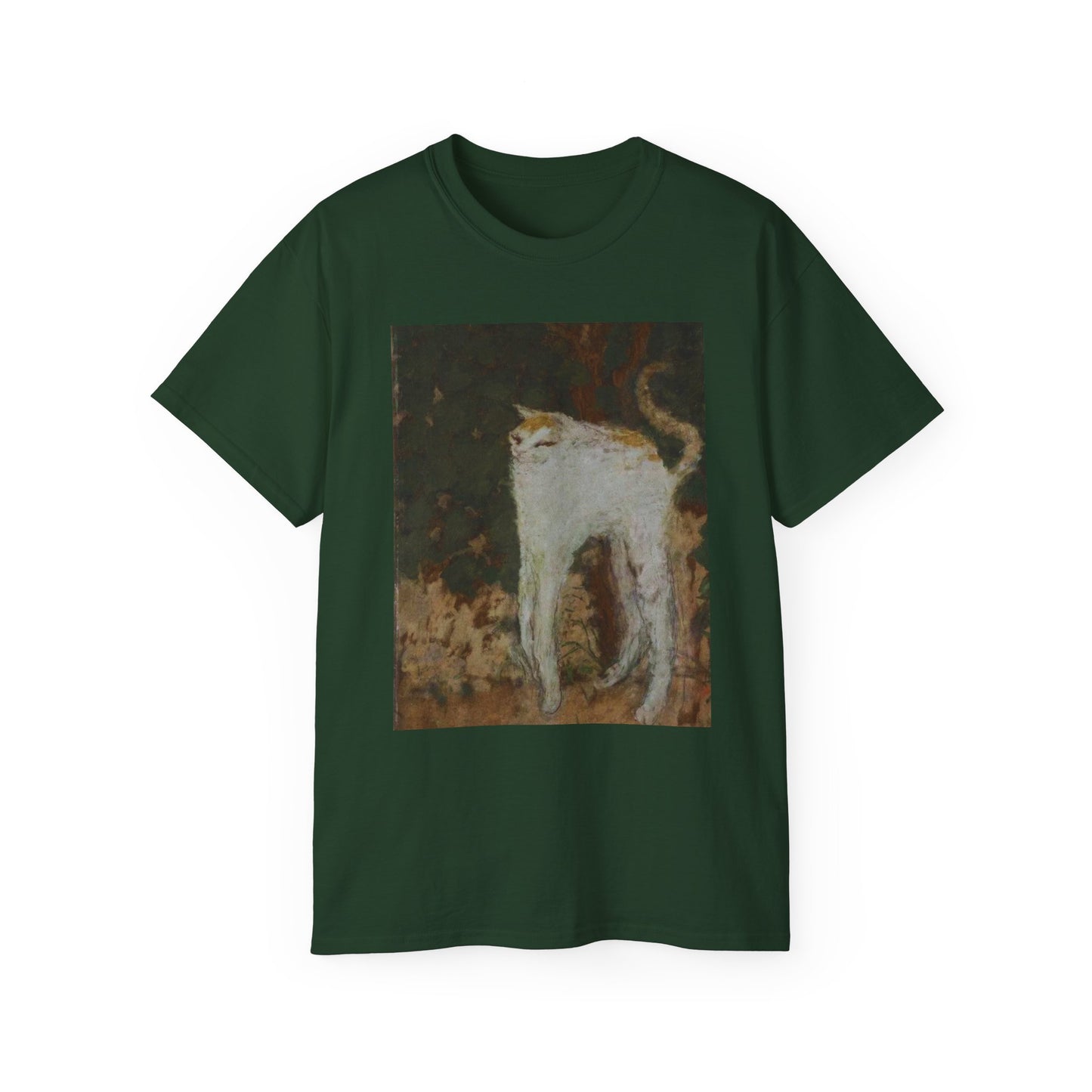 The White Cat Painting Unisex Ultra Cotton Shirt