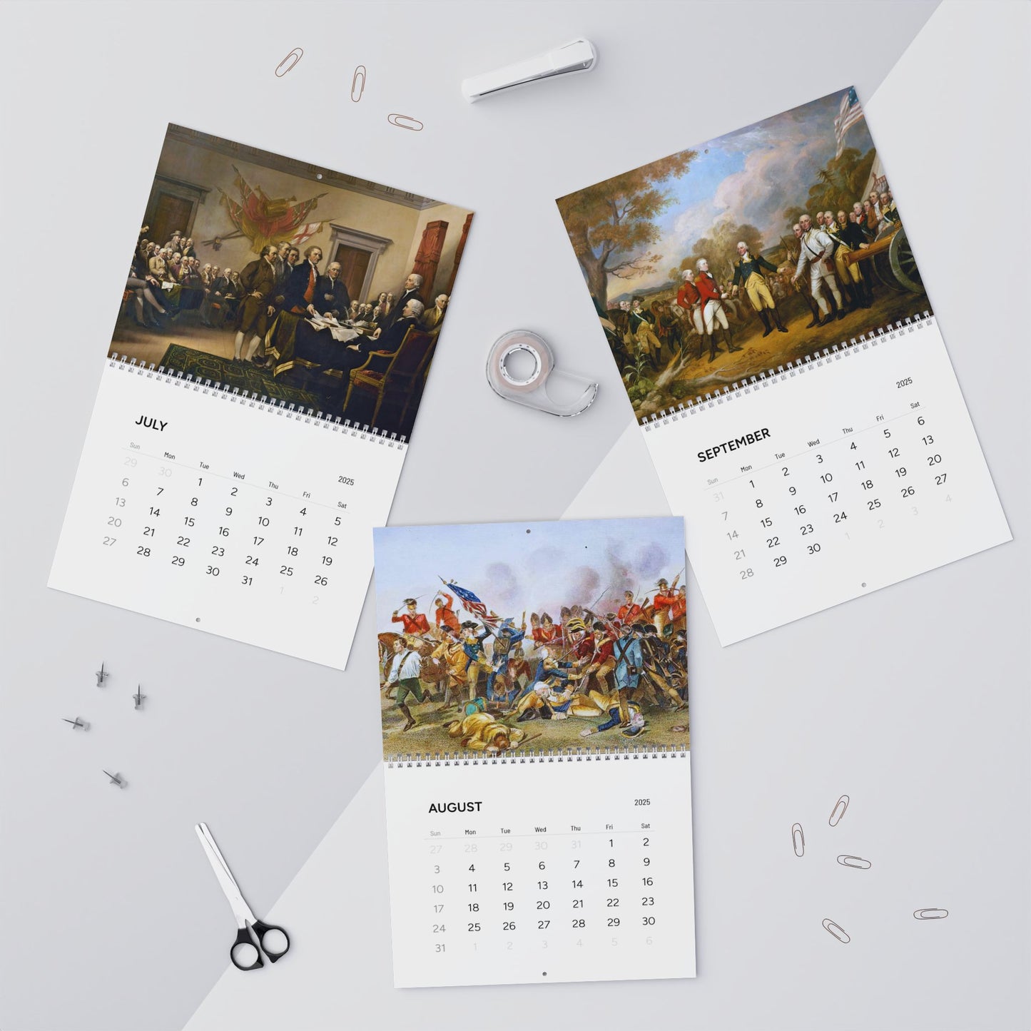 Revolutionary War 2025 Calendar