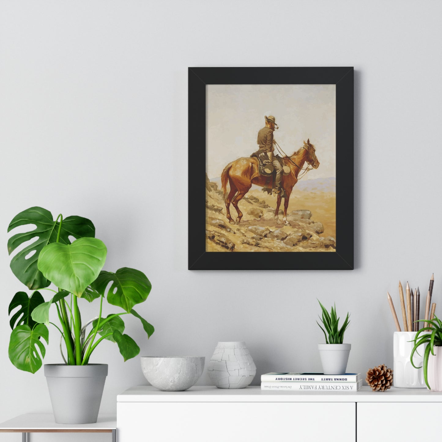 The Lookout Framed Painting Poster