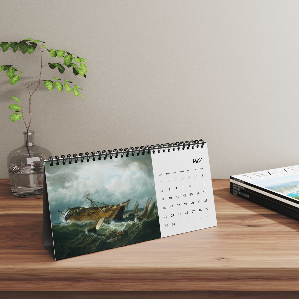 Maritime Art 2027 Desktop Calendar