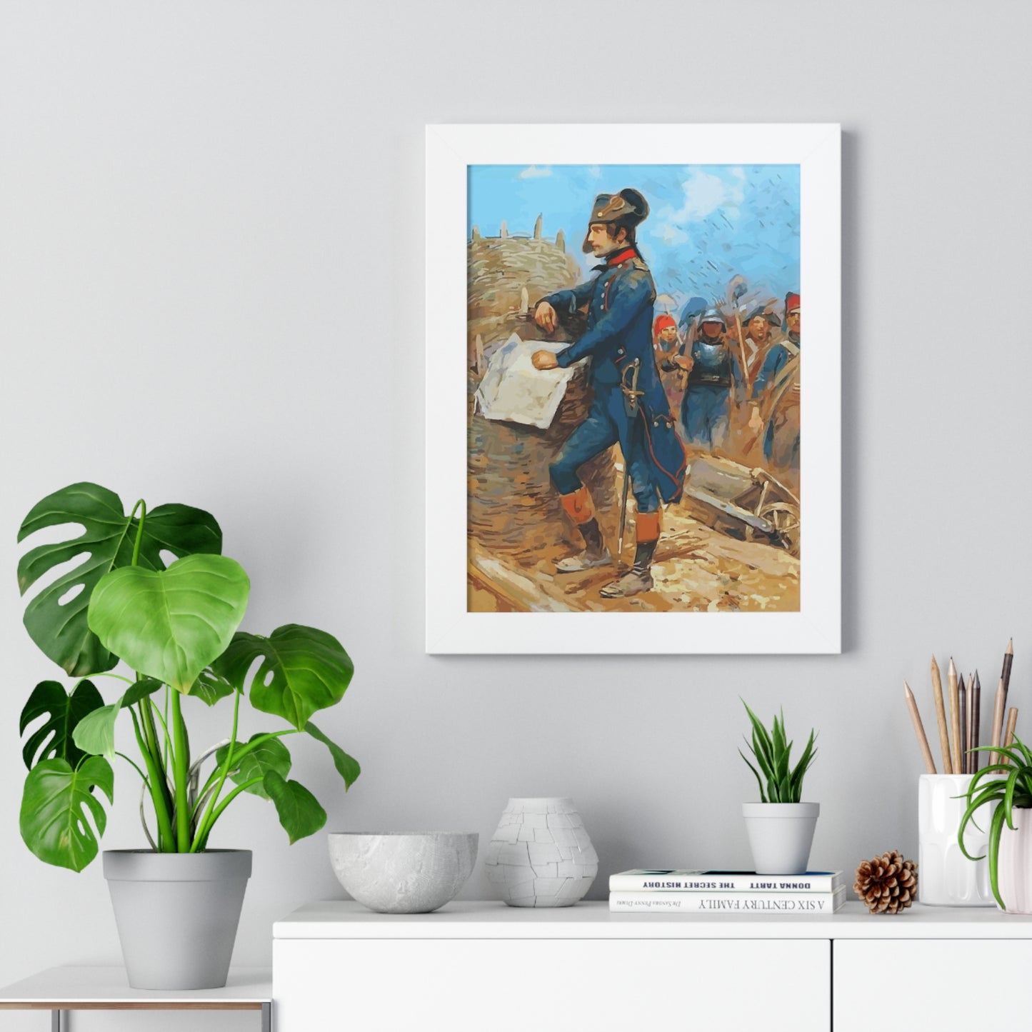 Napoleon Bonaparte at the Siege of Toulon Framed Painting Poster