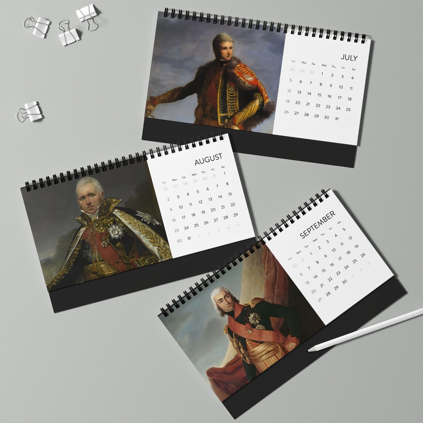 Napoleon's Marshals 2026 Desktop Calendar