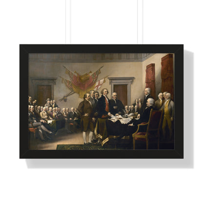 The Signing of The Declaration of Independence Framed Painting Poster