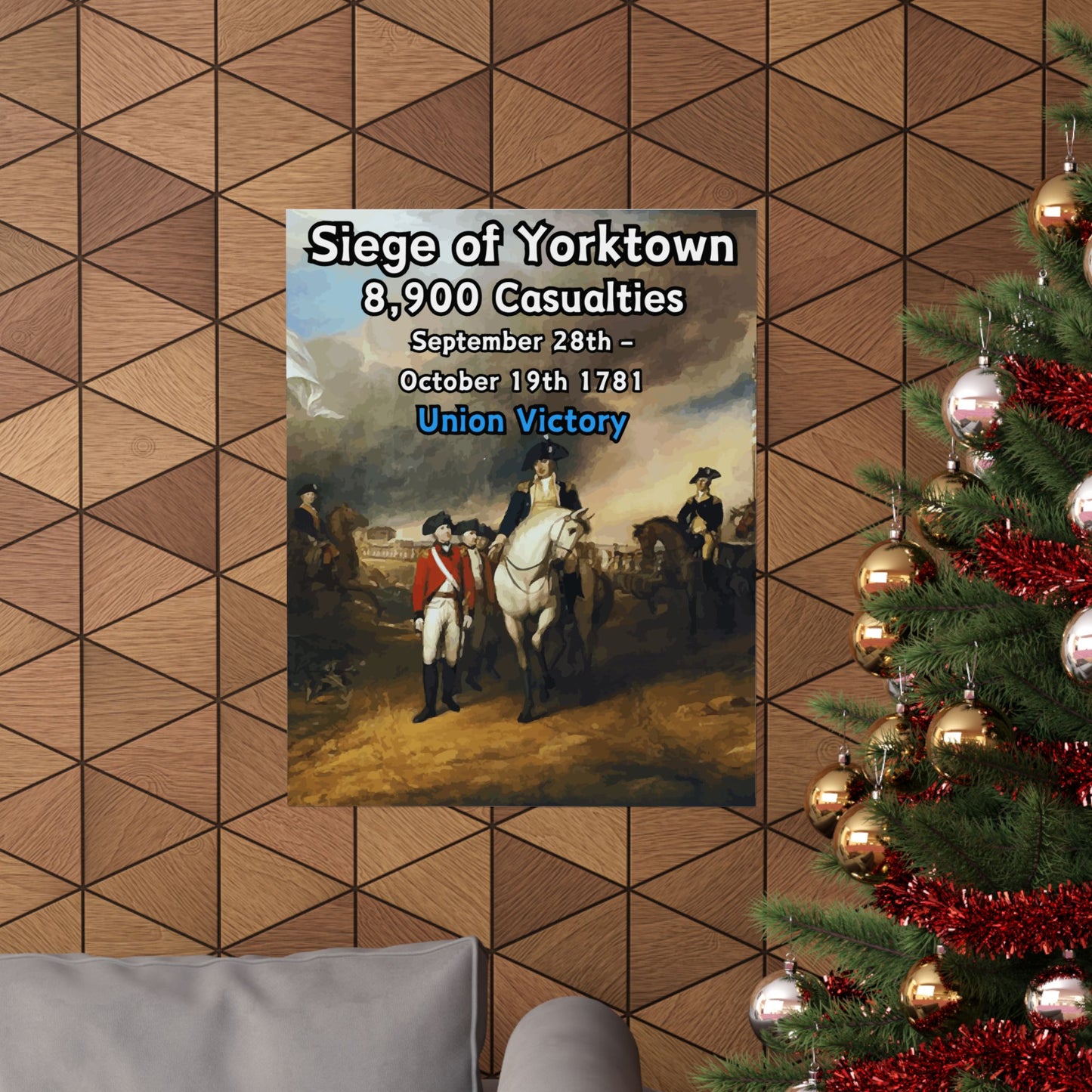 Siege of Yorktown Vertical Matte Poster