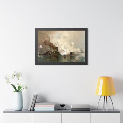 Monitor and Merrimac Framed Print | Julian O. Davidson, 1886