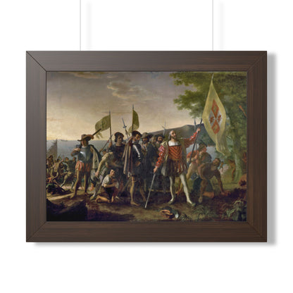 Landing of Columbus Framed Print | John Vanderlyn, 1847