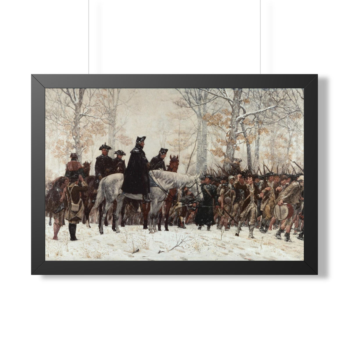 The March to Valley Forge Framed Print | William B. T. Trego, 1883