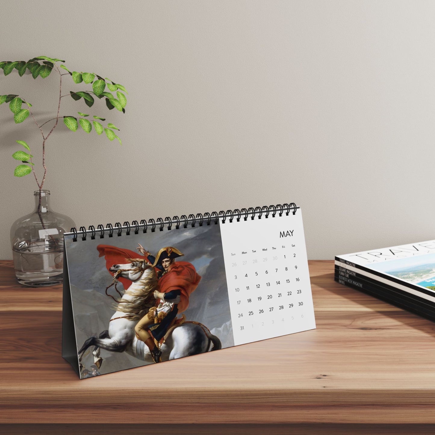 Napoleon Bonaparte Historic Event Desktop Calendar 2026