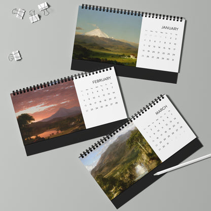 Frederic Edwin Church 2026 Desktop Calendar