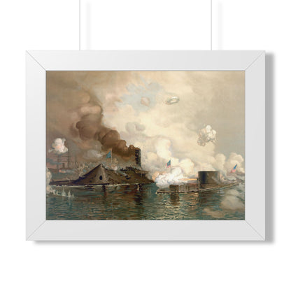 Monitor and Merrimac Framed Print | Julian O. Davidson, 1886