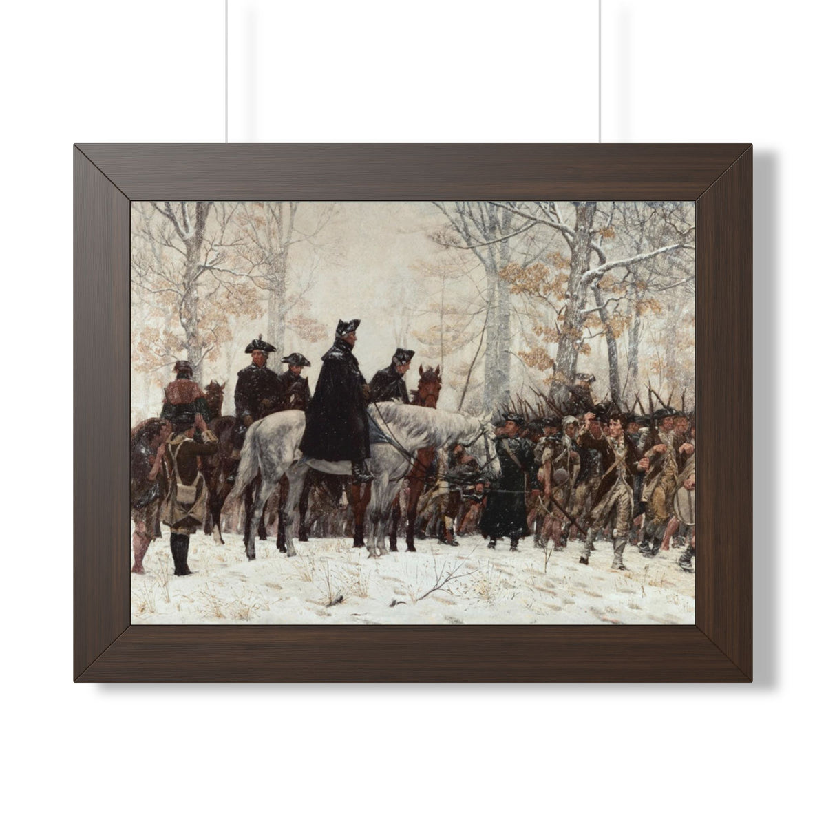 The March to Valley Forge Framed Print | William B. T. Trego, 1883