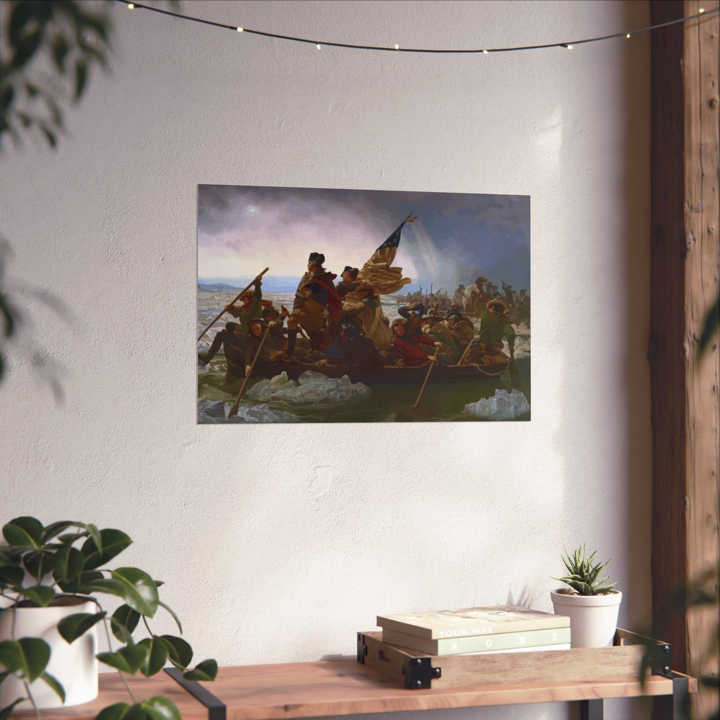 George Washington Crossing the Delaware Matte Poster