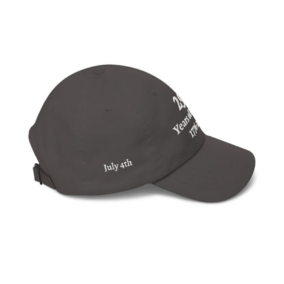 250 Years of History 1776–2026 Embroidered Hat