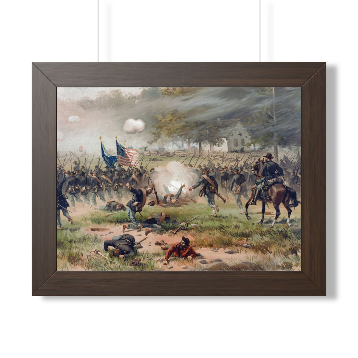Battle of Antietam Framed Print | Thure de Thulstrup, 1887