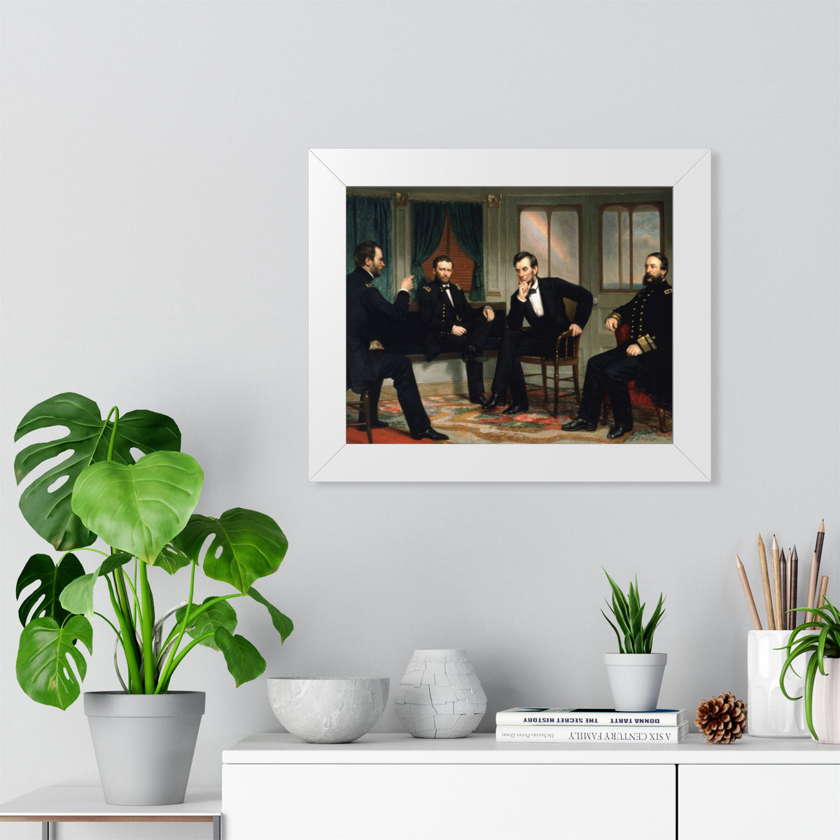 The Peacemakers Framed Print | George P. A. Healy, 1868